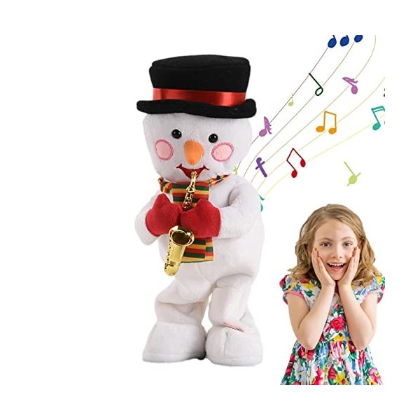 Marionnettes à Doigts De Noël - Lot De 5 (Père Noël, Bonhomme De Neige...) - PVC, Pour Jeux D'imagination Enfants