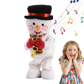 Wontool Animal en Peluche de Noël,Père Noël Renne Bonhomme de Neige Noël Peluche | Ornements de poupées en Peluche pour Enfan