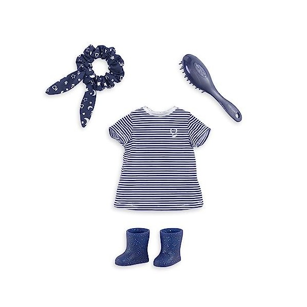 Corolle - Coffret Robe rayée et accessoires, pour poupée Ma Corolle, dès 4 ans, 9000212620