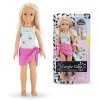 Corolle Girls - Coffret Valentine à la Plage, poupée Mannequin, 5 Accessoires, 28cm, dès 4 Ans, 9000600110