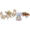 Sylvanian Families - Le Village - La fille Éléphant et son set de pique-nique - 5640 - Figurines Prêt à Jouer - Mini Poupées