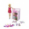 Barbie - Trendy Style 2 en 1 avec Journal et Mode poupée Barbie - Idée Cadeau danniversaire pour Les Filles à partir de 5 An