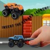 D.A.Y. Republic Mini Monster Trucks en métal moulé sous pression à 3 clés avec pièces en plastique, comprend un mécanisme de 