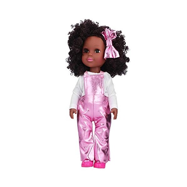 BALRAJ Poupée De Bébé Nouveau-né De 14 Pouces, Poupée De Fille Noire Africaine Réaliste, Jouets De Poupées De Bébé Renaître, 