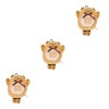 ibasenice Pendentif 3 Pcs Tigre Année Peluche Poupée Mini Poupées Garniture De Voiture Jouets pour Enfants Mini Animal en Pel