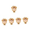 ibasenice Pendentif 3 Pcs Tigre Année Peluche Poupée Mini Poupées Garniture De Voiture Jouets pour Enfants Mini Animal en Pel