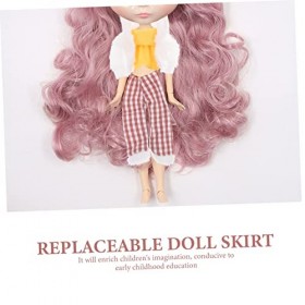 Totority 4 Ensembles De Vêtements De Poupée Mini Robes De Poupée Tenues De Petite Poupée Vêtements De Poupée Elfes Fille Robe