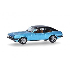 herpa Maquette Voiture Ford Capri II mit Vinyldach, echelle 1/87, Model Allemand, pièce de Collection, Figurine Plastique, 43