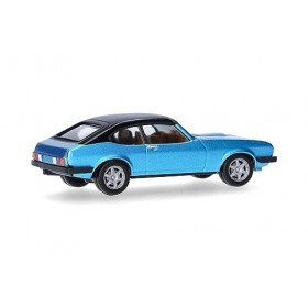 herpa Maquette Voiture Ford Capri II mit Vinyldach, echelle 1/87, Model Allemand, pièce de Collection, Figurine Plastique, 43