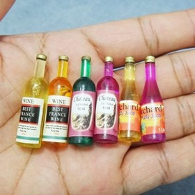 EXCEART 54 Pièces Décor Nourriture Ornements Mélangés Échelle Mini Bouteilles de Cuisine Miniature Beaux Accessoires Poupées 