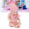 Cuque Poupée nouveau-né, belle poupée nouveau-né nouveau-né avec membres flexibles pour jouer à la maison