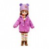 Lottie Doll Autumn Leaves, A Doll for Girls & Boys, Fashion Doll for Fall, Winter Doll with Boots and Hat