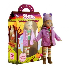 Lottie Doll Autumn Leaves, A Doll for Girls & Boys, Fashion Doll for Fall, Winter Doll with Boots and Hat