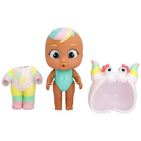 Cry Babies Magic Tears Jumpy Monsters, Stars Nunu, Poupée à Collectionner avec Pyjama Monstre, Jouet Filles et Enfants +3 Ans