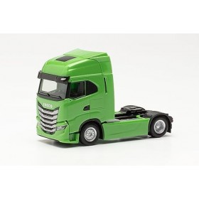 Herpa Maquette Camion Iveco S-Way Tracteur Solo, échelle 1/87, Model Allemand, pièce de Collection, Figurine Plastique Miniat
