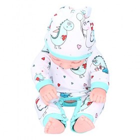 BALRAJ Poupées De Bébé Reborn, Corps Complet Endormi, Réaliste, Corps Doux, Lavable, Mini Jouet pour Bébé Réaliste avec Vêtem