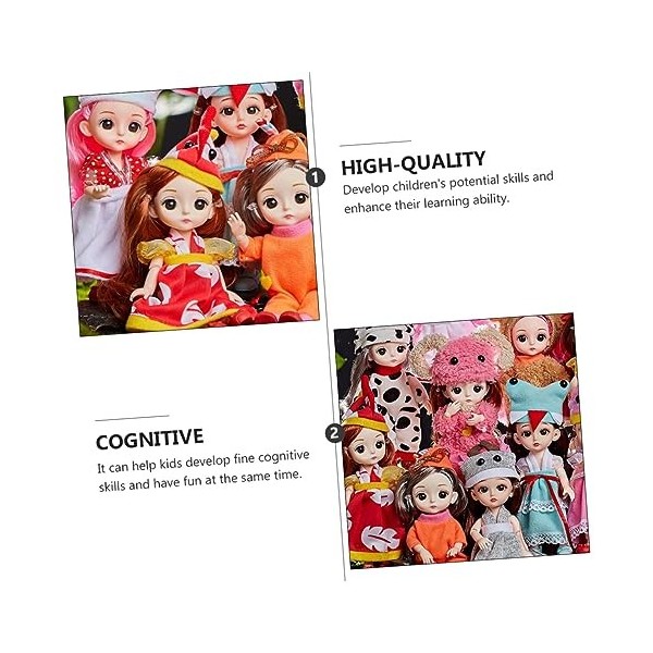 ibasenice 1Pc Zodiaque Poupée Articulée Jouets pour Fille Puzzle Jouets Filles Poupées Filles Jouets Costumes pour Filles Pou