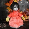 Liummrcy Poupées Laides, Halloween Scary Doll 13.39x7.48 Pouces de poupées effrayantes activées à Voix, Propul Halloween Hall