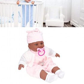 Poupée en Silicone, poupées de bébé réalistes et Vives exquises simulées de 16 Pouces de Charme pour la Maison