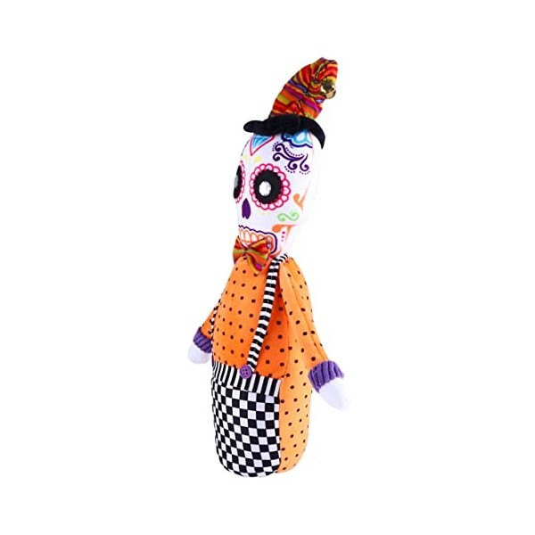 ABOOFAN Halloween Crâne Poupée Enfant Jouet en Peluche Paresseux en Peluche Jouet en Peluche Jouets Ornement pour Enfants Crâ