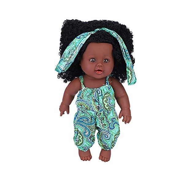 Jouet de Poupée Reborn, Soft Vinyl Baby Doll with Clothes Newborn Sleeping Bébé Réaliste Poupon Interactif avec Cheveux et Vê