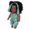 Jouet de Poupée Reborn, Soft Vinyl Baby Doll with Clothes Newborn Sleeping Bébé Réaliste Poupon Interactif avec Cheveux et Vê