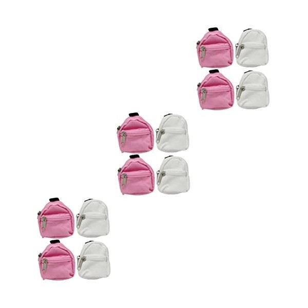 ibasenice DIY 8 Pièces Sac DÉcole De Simulation Portefeuille Fille Sac À Main Sac À Main pour Les Filles Sac À Main À Fermet