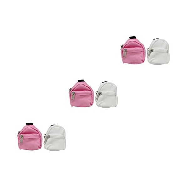ibasenice DIY 8 Pièces Sac DÉcole De Simulation Portefeuille Fille Sac À Main Sac À Main pour Les Filles Sac À Main À Fermet