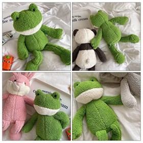 ibasenice Poupée Grenouilles Peluches Peluche Grenouille Oreiller Câlin en Peluche Grenouille en Peluche Porte-clés Grenouill