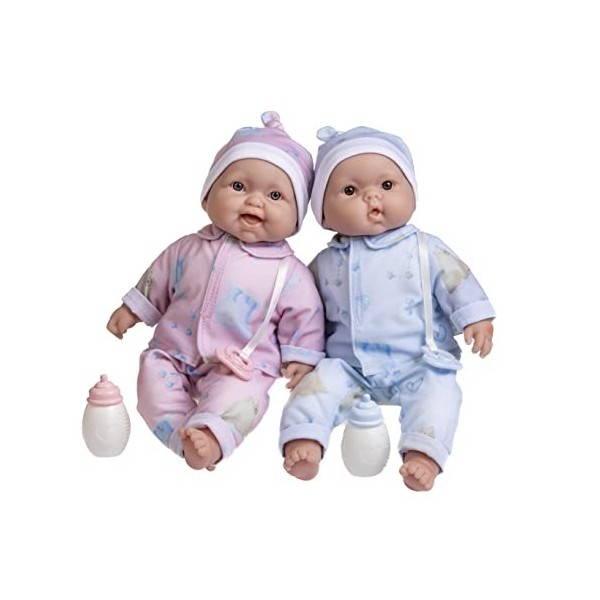 JC Toys Lots to Cuddle Babies, 13-Inch Baby Soft Doll Soft Body Twins, Designed by Berenguer by JC Toys Group, Inc.