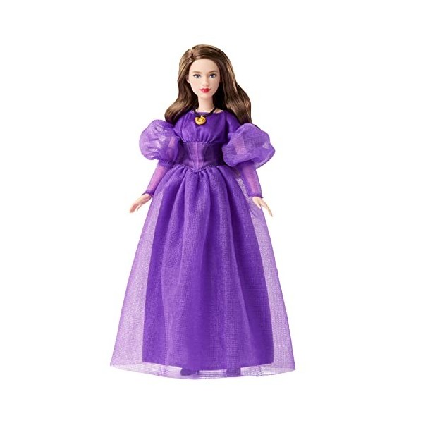 ​Disney The Little Mermaid La Petite Sirène Poupée Vanessa avec Sa Robe Violette Emblématique, Un Collier Et des Chaussures A