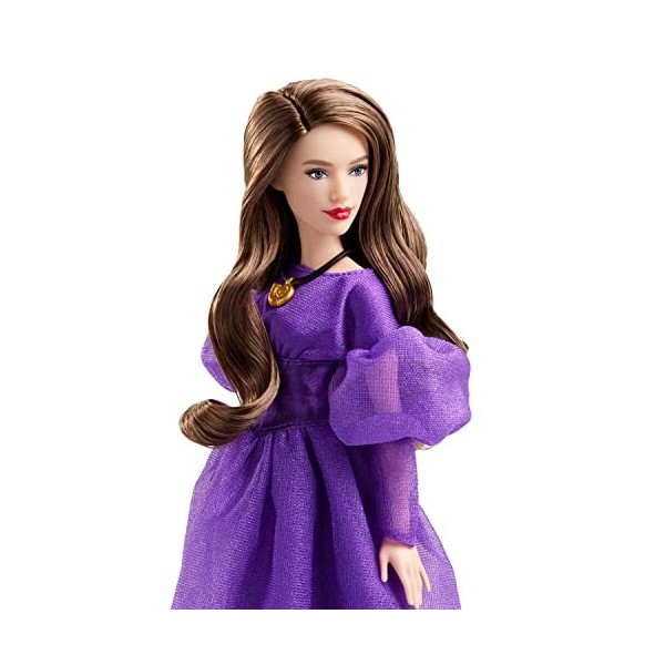 ​Disney The Little Mermaid La Petite Sirène Poupée Vanessa avec Sa Robe Violette Emblématique, Un Collier Et des Chaussures A