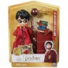 Wizarding World, Coffret Gift Set avec poupée Harry Potter de 20,3 cm en Tenue de Quidditch et 9 Accessoires, 11 pièces, Joue