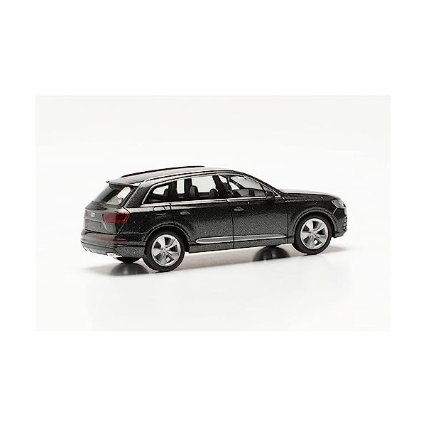 Herpa- Audi Maquette Voiture Q7, echelle 1/87, Model Allemand, pièce de Collection, Figurine Plastique Miniature, 038447-004