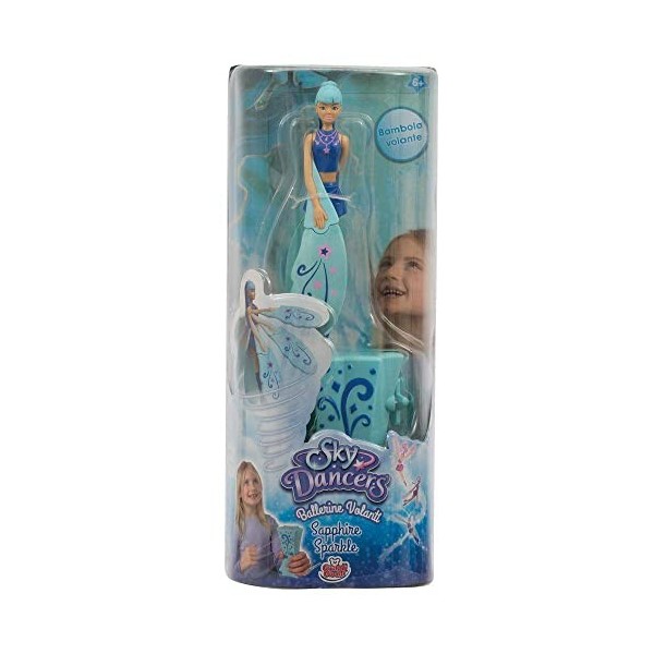 Grandi Giochi - Sky Dancers Les Ballerines Volantes, Pack avec Une Poupée et Un Lanceur, SKD00004