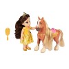 Disney Princess Coffret Poupée Belle et Philibert 15 cm avec Une Brosse à Cheveux en Accessoire