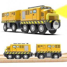 LiRiQi Treno Elettrico per Bambini, Rail Treno passeggeri, Locomotiva ad Azione a Batteria, Set di proiettili per Motore Comp