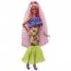Barbie Coffret Poupée Mannequin Extra avec accessoires pour créer plus de 30 looks, animal de compagnie, éléments à assortir,