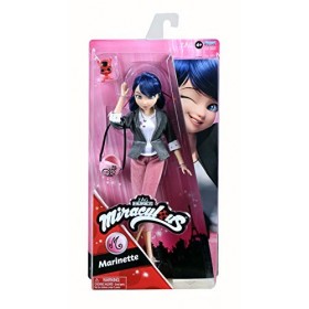 Bandai Poupée Marinette Miraculous Ladybug et Chat Noir Toys | Poupée Marinette articulée de 26 cm avec Accessoires et Miracu