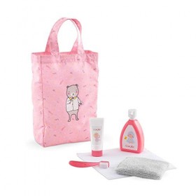 Corolle- Coffret de Toilette pour Poupon 36 cm et 42 cm, 140710, Rose