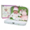 JC TOYS-La Baby Poupée Rose 13214 