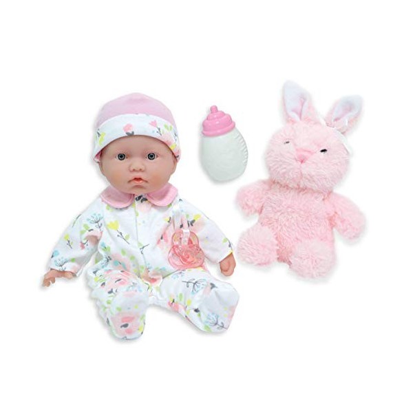 JC TOYS-La Baby Poupée Rose 13214 