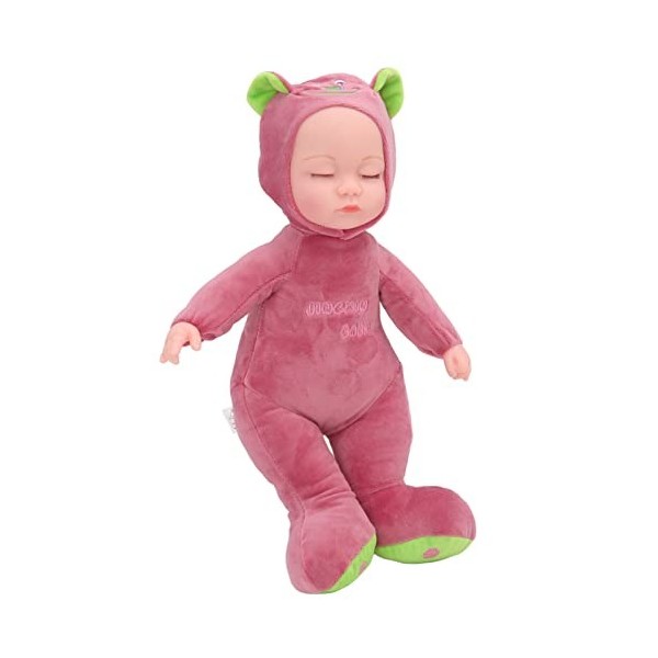 Omabeta Vivid Cute 3 Light Music Poupée électrique en peluche PVC Vinyle Vinyle Poupée pour la maison pour enfants