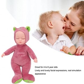 Omabeta Vivid Cute 3 Light Music Poupée électrique en peluche PVC Vinyle Vinyle Poupée pour la maison pour enfants