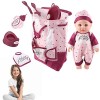 Rosixehird Poupées pour Tout-Petits,Poupées pour Tout-11 Pouces | Poupée Mignonne pour Tout-Petit, poupées bébé à lair réel,