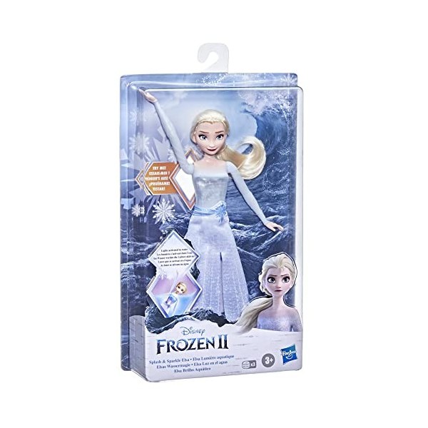 Disney La Reine des Neiges 2 - Poupee Princesse Disney Elsa Lumière aquatique - 27 cm