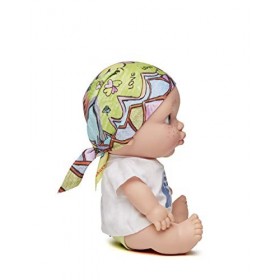 Juegaterapia Laura Pausini Jouet en Forme de poupée, conçu par Laura Pausini et sa Fille avec Motifs de cœurs, Odeur de Vanil