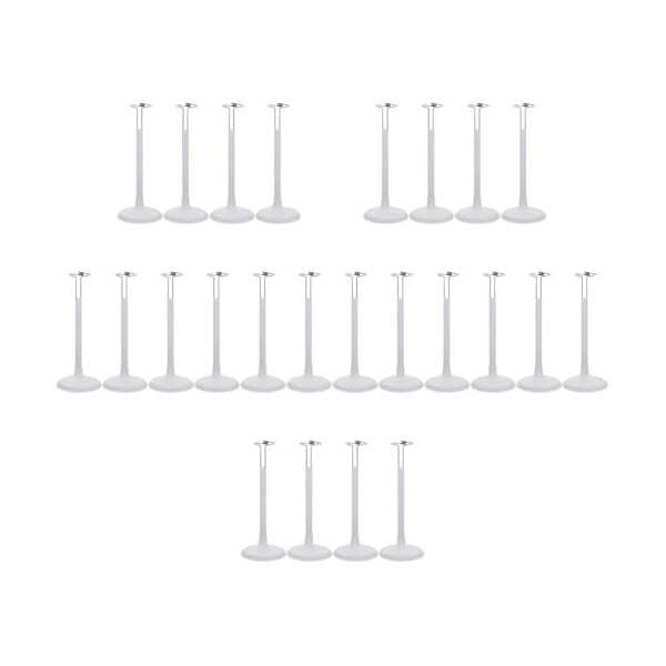 ibasenice 8 Pcs Dollhosue Affichage Support De Jeu Porte-Robes Table Noir Stockage Créatif Bébé Jouets Support Figure Prop Fe