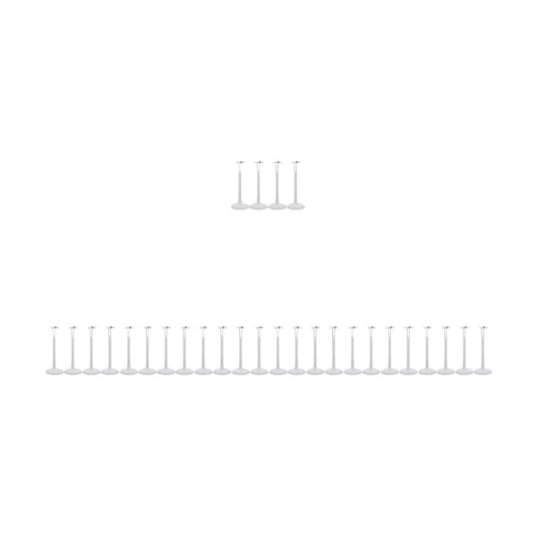 ibasenice 8 Pcs Dollhosue Affichage Support De Jeu Porte-Robes Table Noir Stockage Créatif Bébé Jouets Support Figure Prop Fe