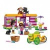 LEGO 41699 Friends Le Café DAdoption des Animaux, Jouet avec Mini-Poupées Olivia et Priyanka, Figurines de Chien et Chat, Ca